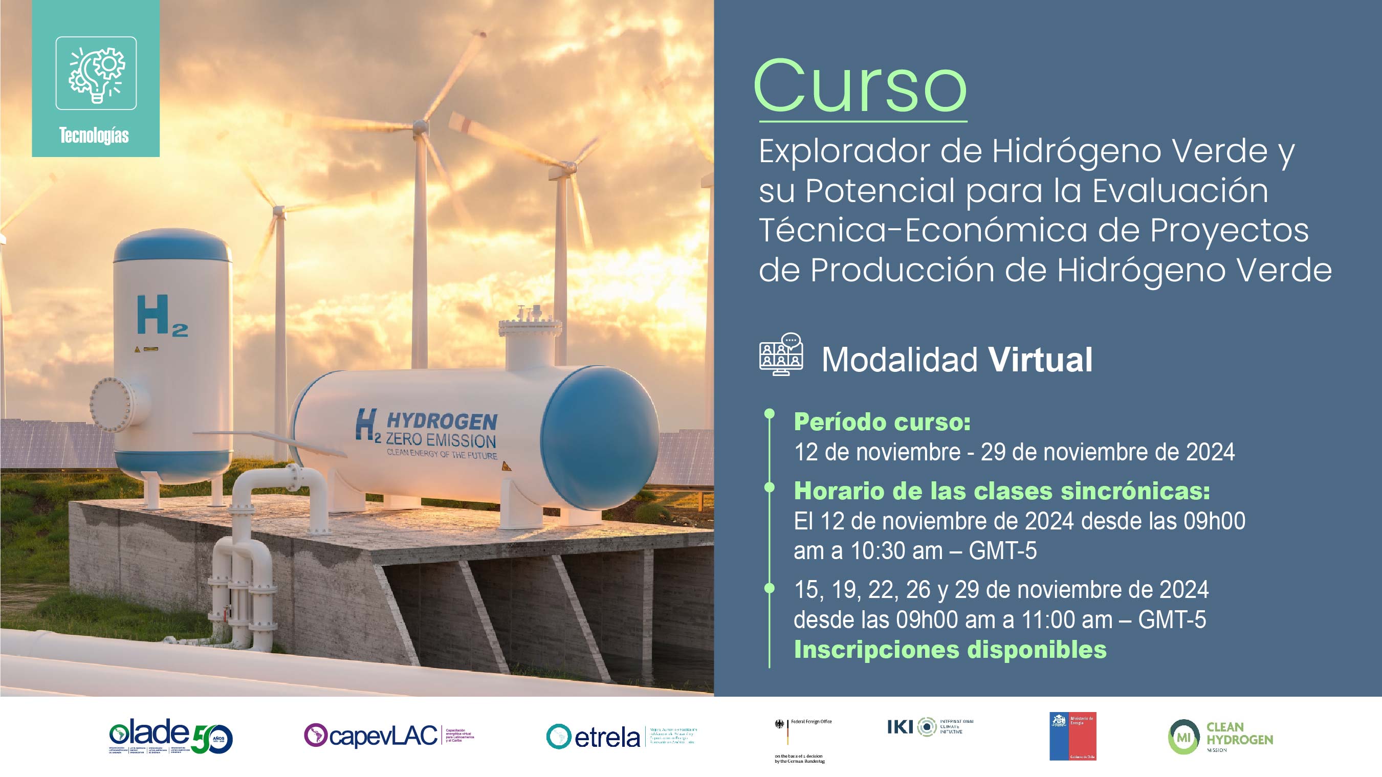Explorador de Hidrógeno Verde y su Potencial para la Evaluación Técnica-Económica de Proyectos de Producción de Hidrógeno Verde